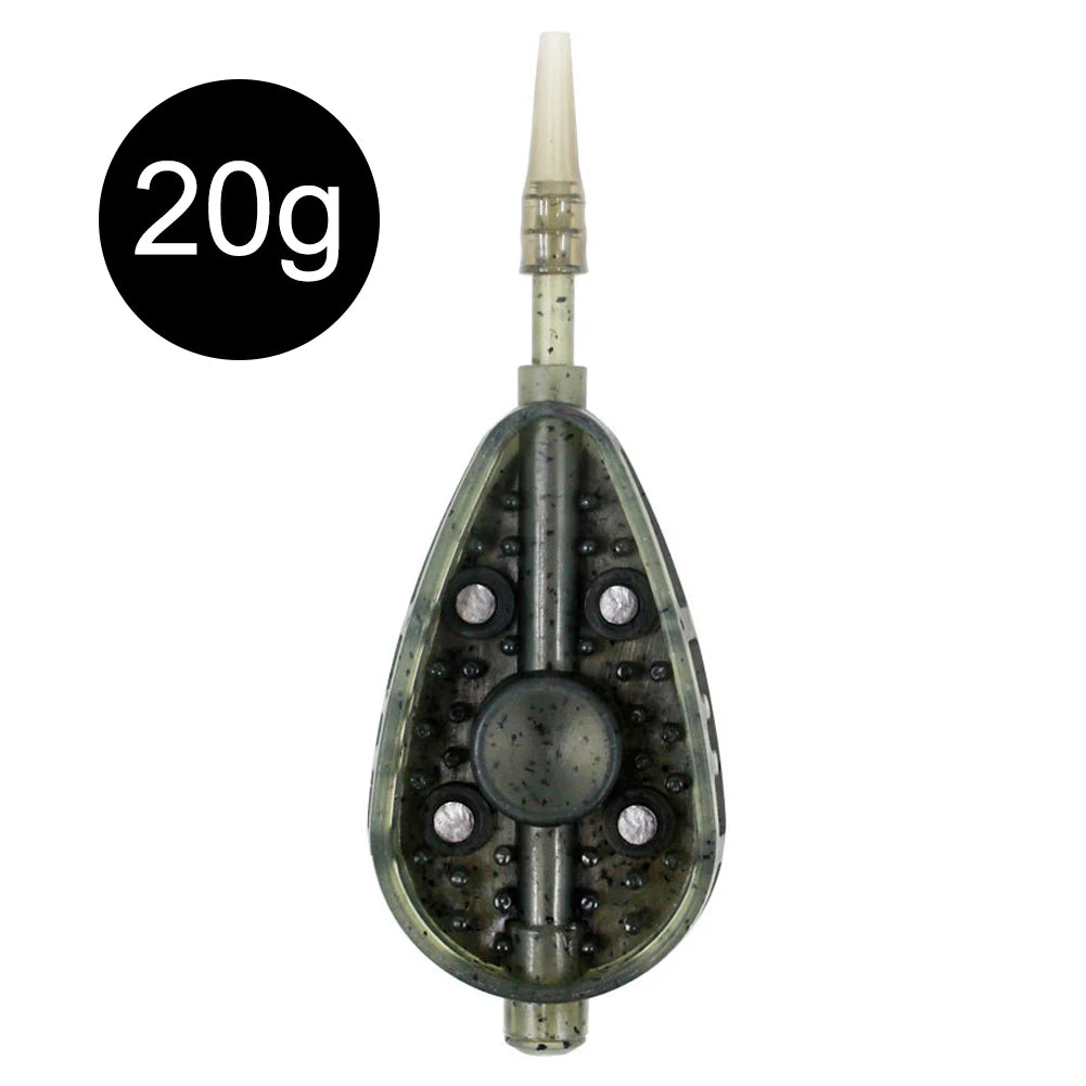 Inline Method Fishing Bait Basket Feeders