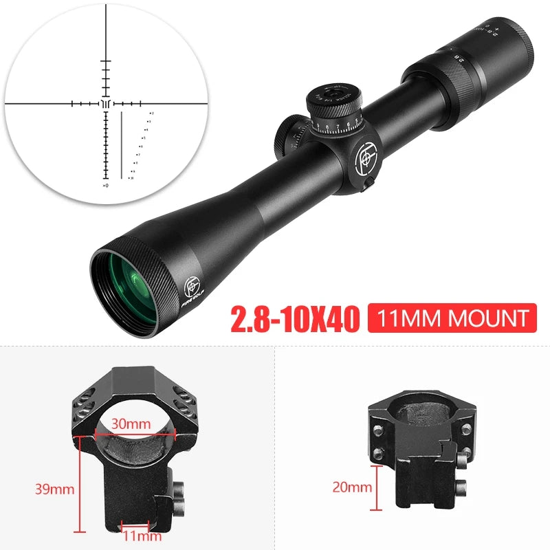 Riflescope With Red andGreen Dots