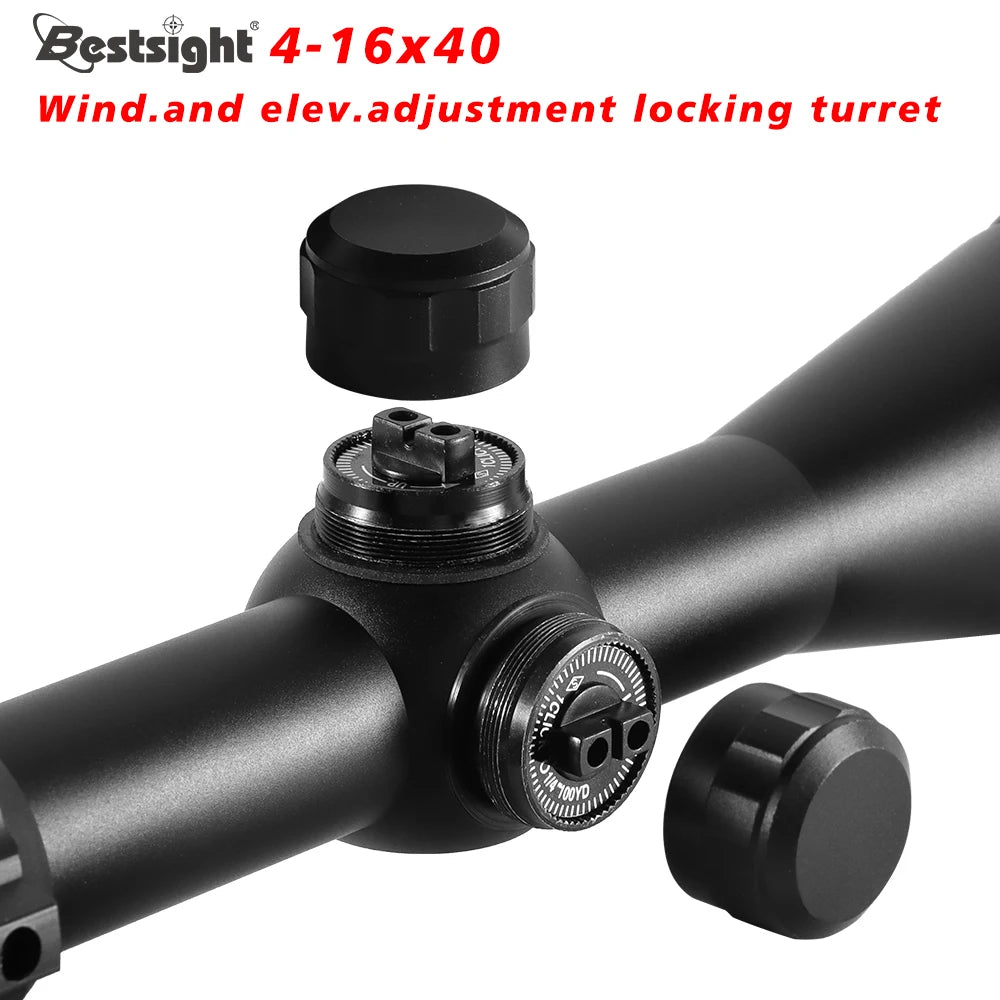 4-16X40 Hunting Riflescope Red&Green Dot Illuminated