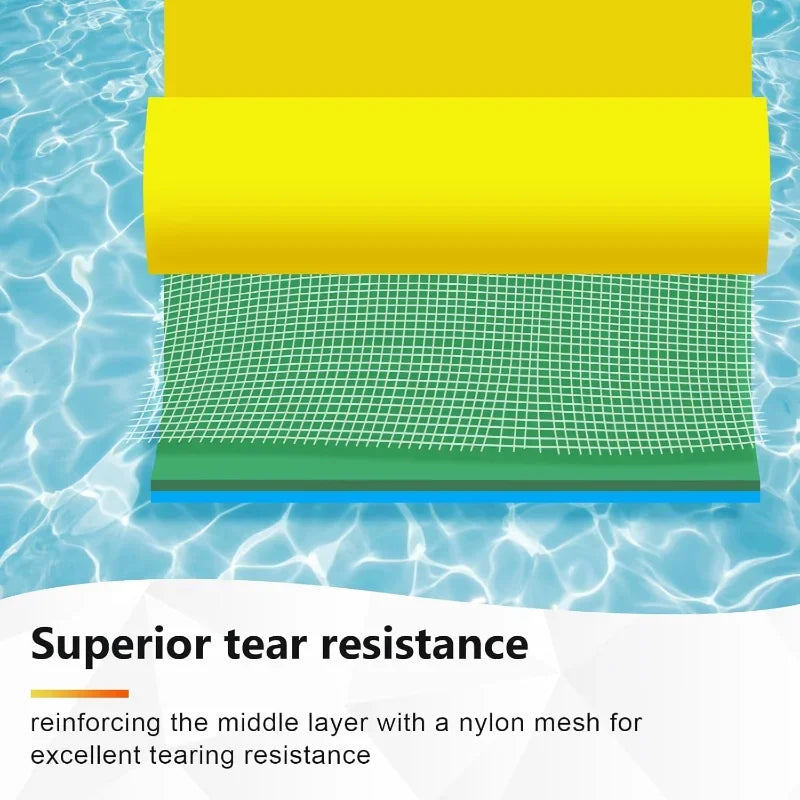 Lily Pad Floating Mat, for Lake, 3-Layer Tear-Resistant.