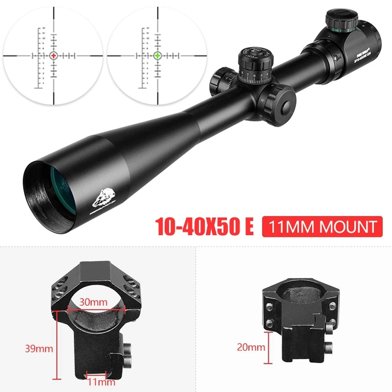 Riflescope With Red andGreen Dots