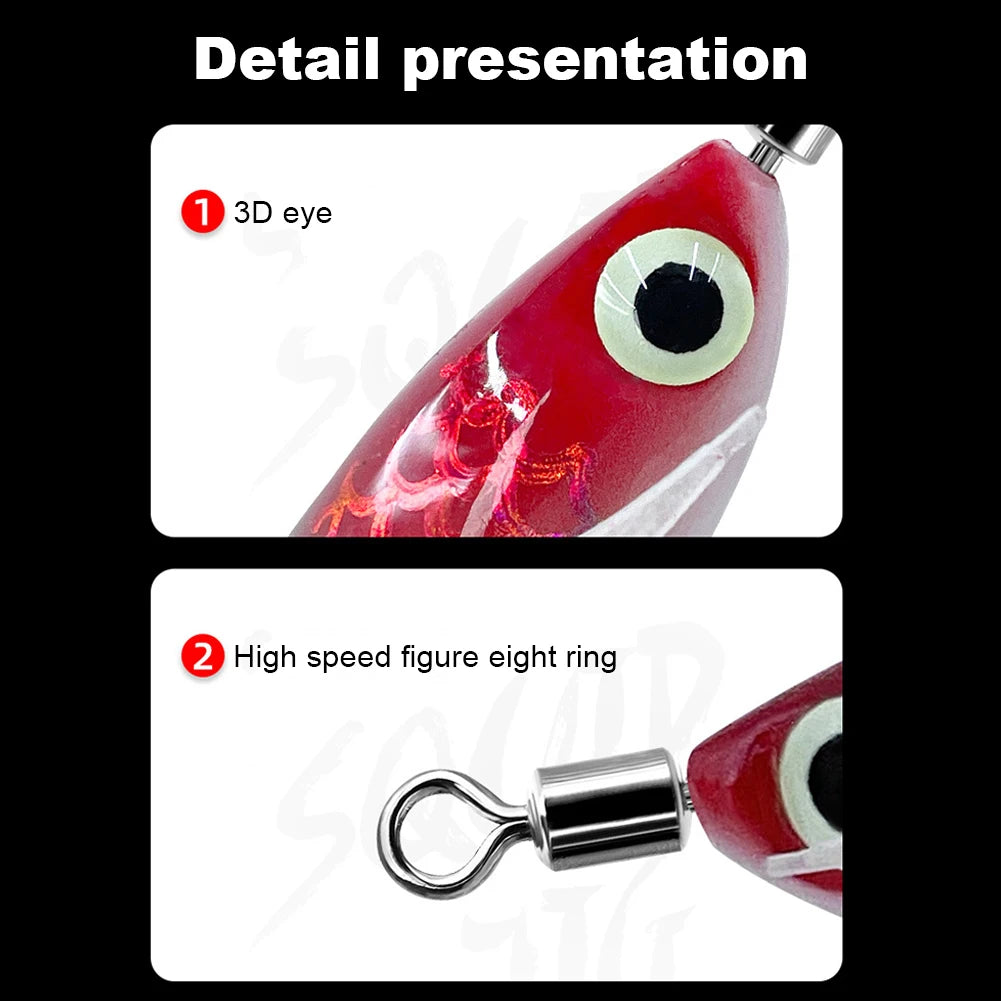 Glow In The Dark Squid Bait, Cuttlefish Attracting Lure