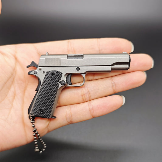 Mini Pistol Keychain, Colt M1911 Pendant