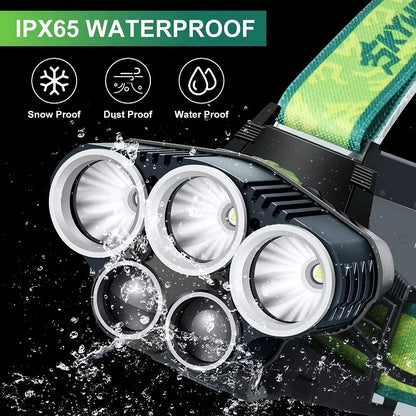 Rechargeable LED Headlight Super Bright