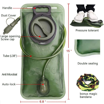 Backpack  2L Water Bladder for Hiking