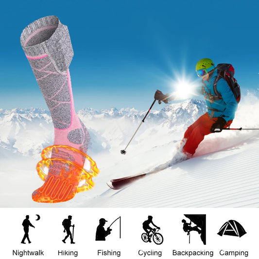 Thermal Socks for Fishing, Camping, Hiking, Skiing