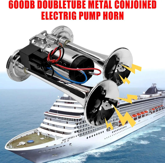 Dual electric air horn kit /speakers