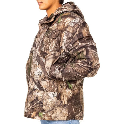Insulated Camo Hunting  Parka Jacket -
