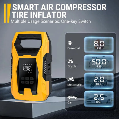 Air Compressor, with Pressure Gauge.