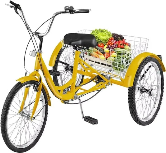 Three Wheel Bike With Basket