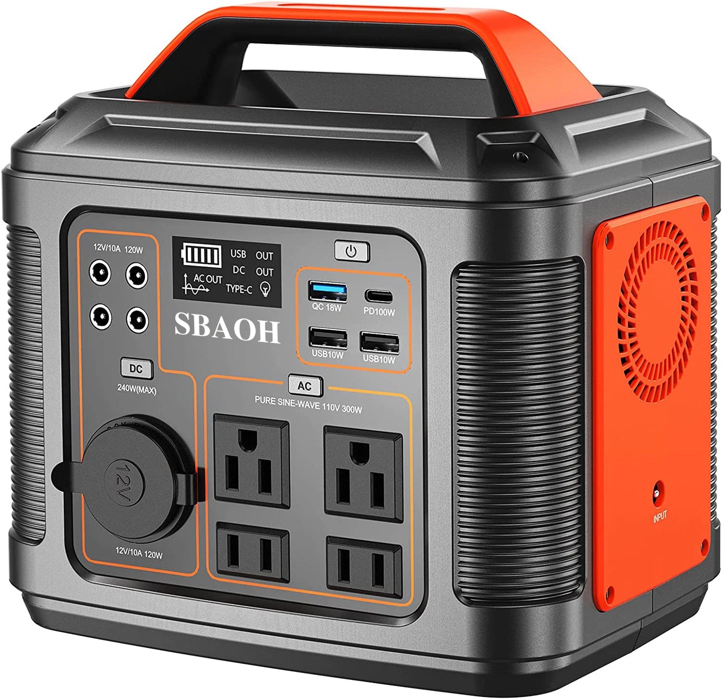 Portable Power Station With Backup Battery