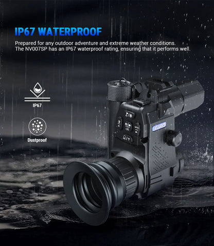 PARD NV007SP-LRF  Night Vision Scope Monocular  IR For Hunting