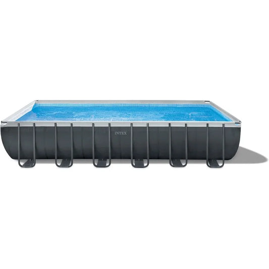 Rectangular Above Ground Swimming Pool Set