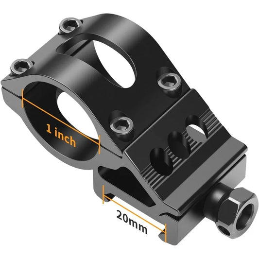 Feyachi 1" Offset Picatinny Flashlight Mount