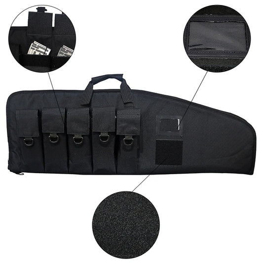 Rifle Case  with 5 Pouches for  Transport