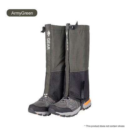 Waterproof Leg Gaiters Attachment for Shoes