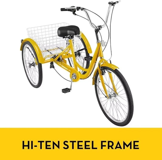 Three Wheel Bike With Basket