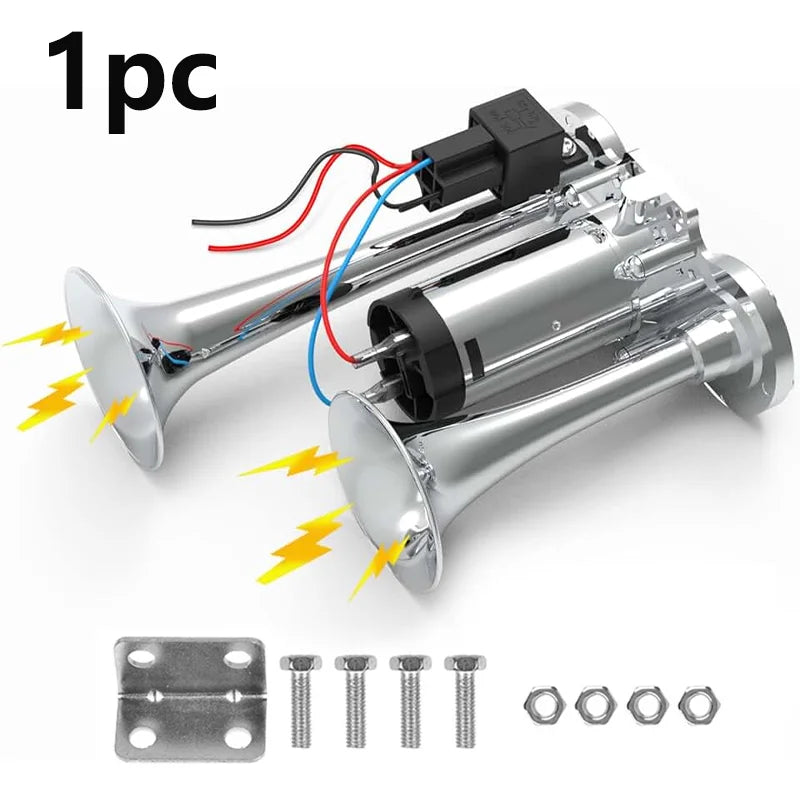 Dual electric air horn kit /speakers