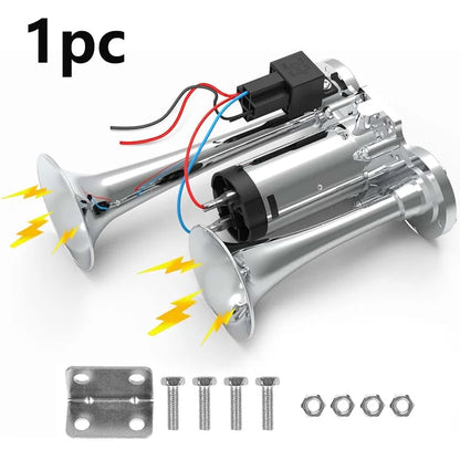 Dual electric air horn kit /speakers