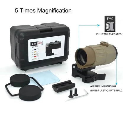 Magnifier Scope With  Detachable Mount