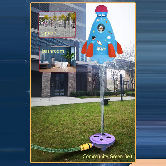 Water Powered Rocket Launcher Sprinkler