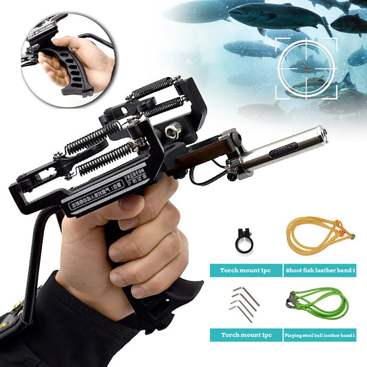 Slingshot Laser Fishing with Arrow Rest