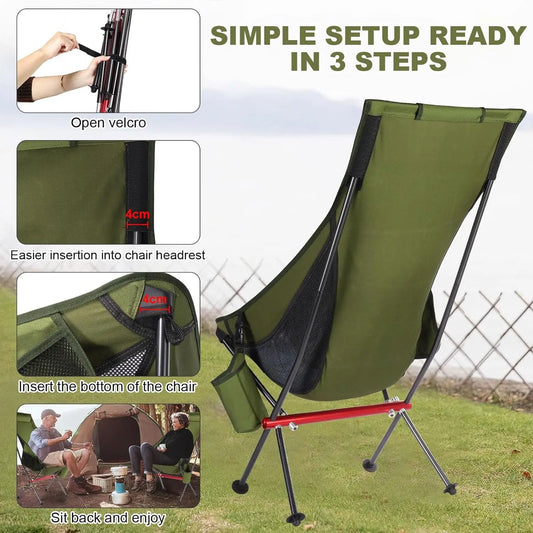 Ultralight Folding Chair for Camping/ Travel / Fishing