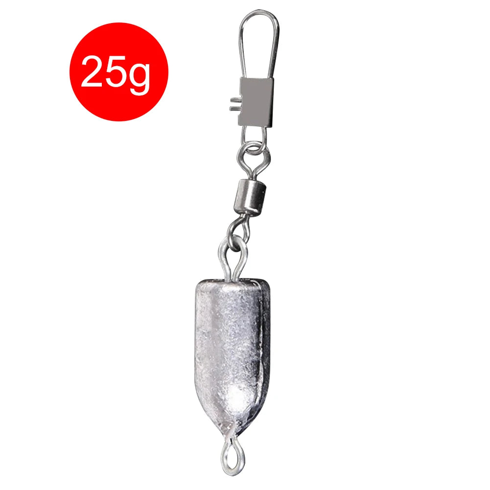 Bullet Weight With Rolling Swivel Inline 10g-60g Fishing Tackle