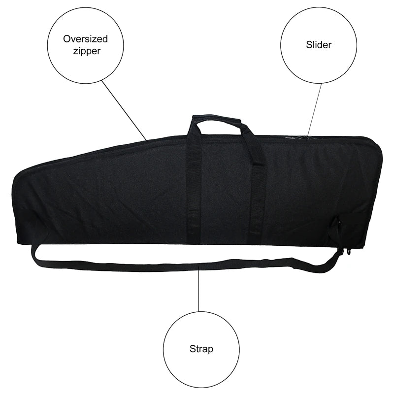Rifle Case  with 5 Pouches for  Transport