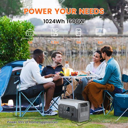 Ctolity Portable Power Station for Camping, , One Hour Fast Full Charing