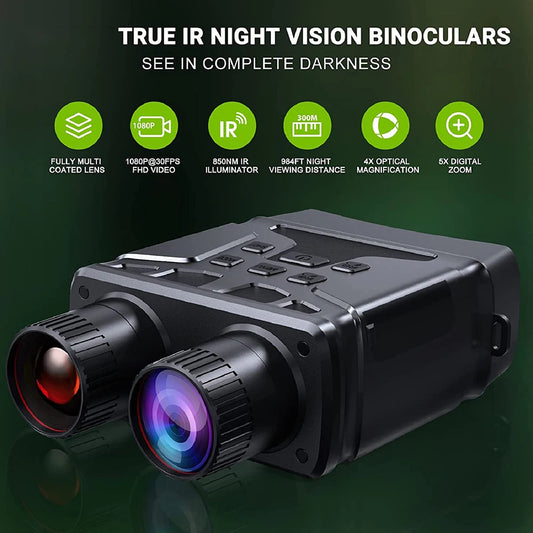 Digital Night Vision Binoculars 1080p Infrared