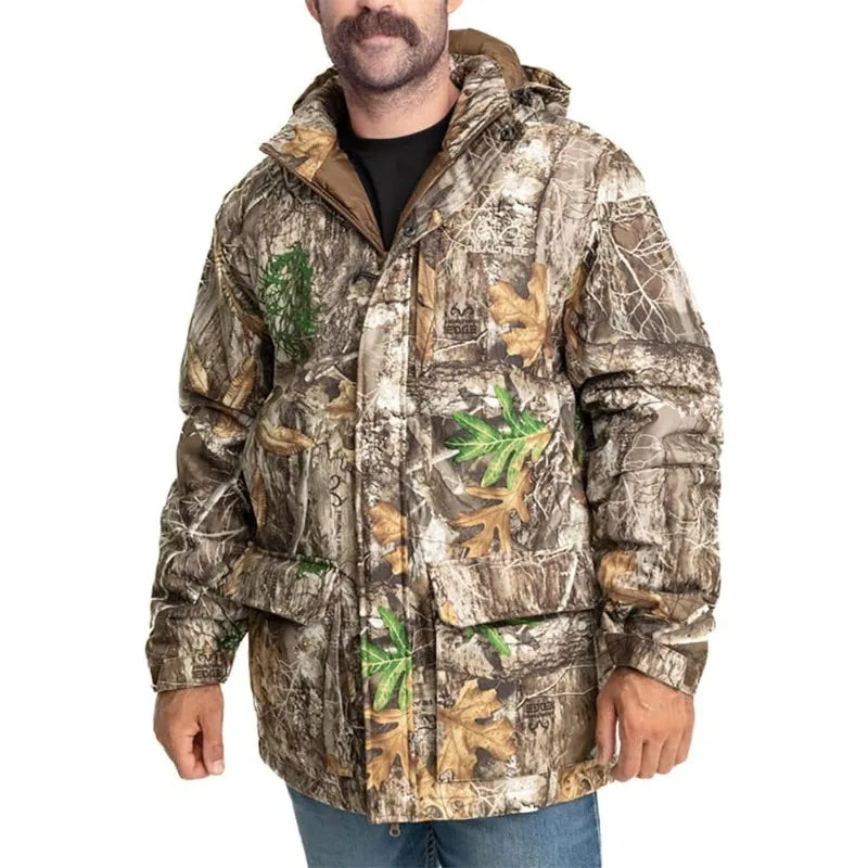Insulated Camo Hunting  Parka Jacket -