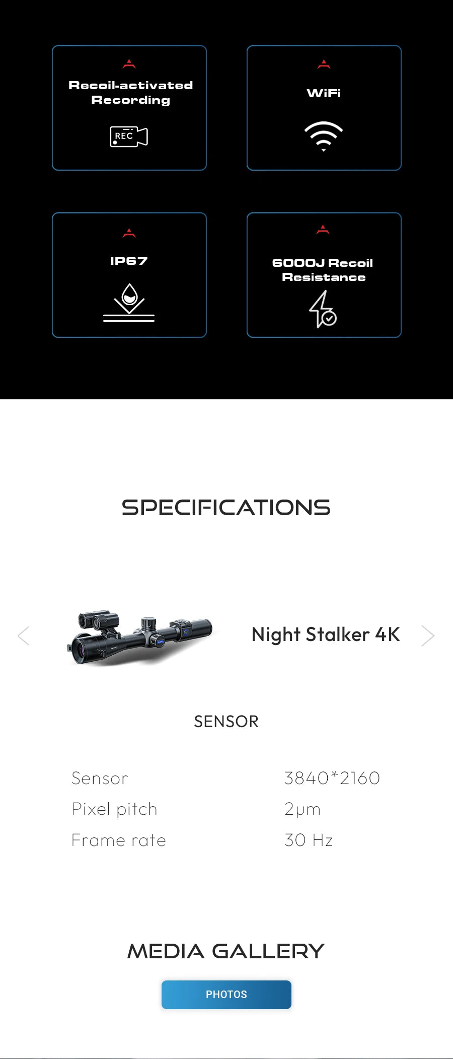 PARD Night Vision Scope Hunting Rangefinder