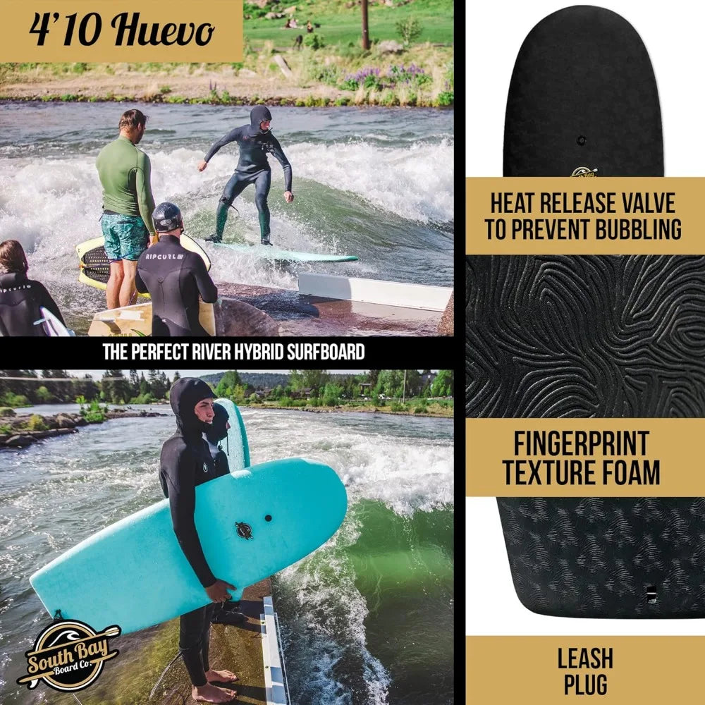 Hybrid Surfboards Shortboard & Longboard Soft-Top  Hard Epoxy .