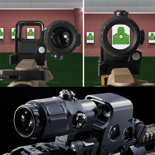 Red & Green Dot Holographic Reflex Sight Scope with  Flip QD Mount