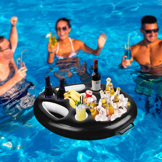 Table Bar Tray with Cooler /Cup Holder, Phone