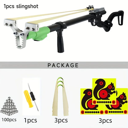 Powerful Trigger Long Rod Slingshot