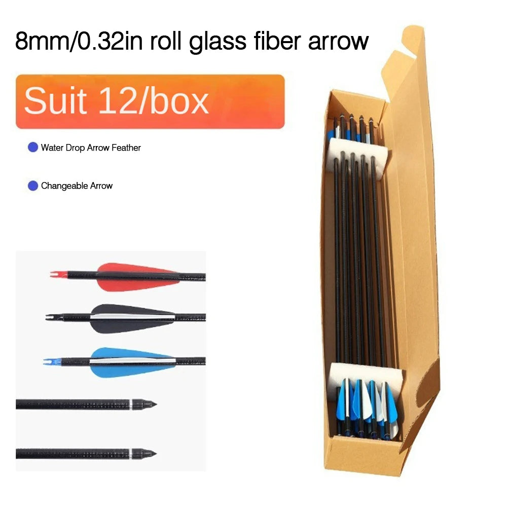 Rolled Fiberglass Arrow Set