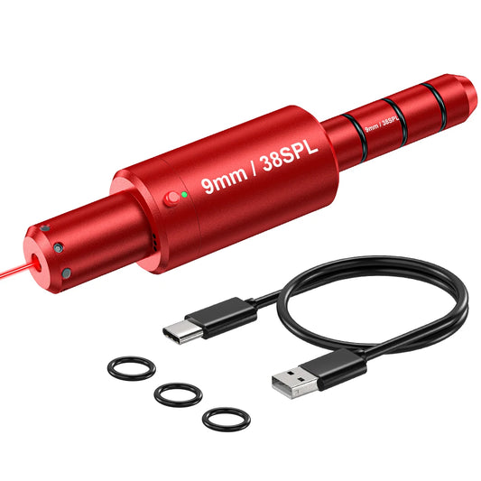 magnetic red dot laser training bullet