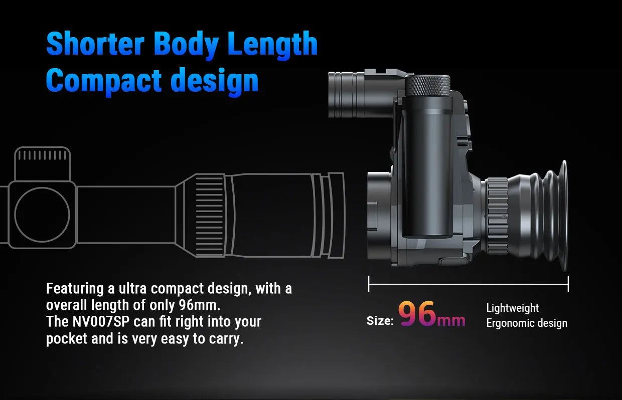 PARD NV007SP-LRF  Night Vision Scope Monocular  IR For Hunting