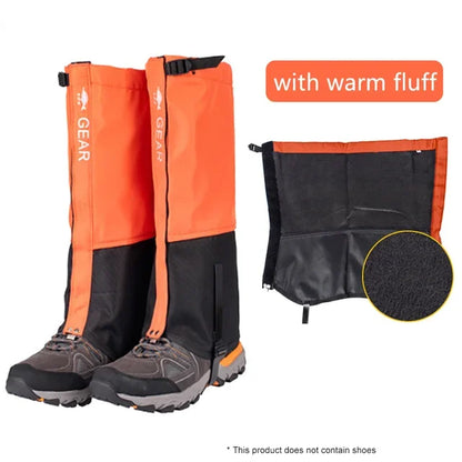 Waterproof Leg Gaiters Attachment for Shoes