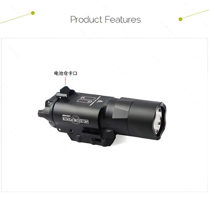 Metal Pistol Scout Airsoft  Flashlight