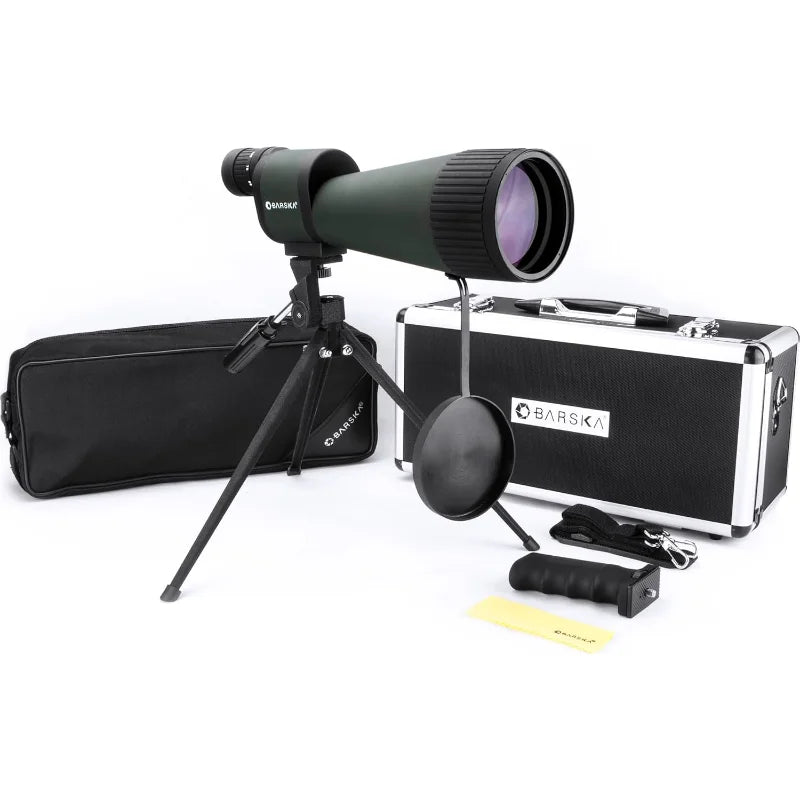 Barska Benchmark Spotting Scope with High Zoom Power, and Carrying Case
