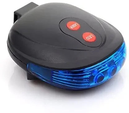 LED 2 Laser Bicycle Rear Warning  Taillight
