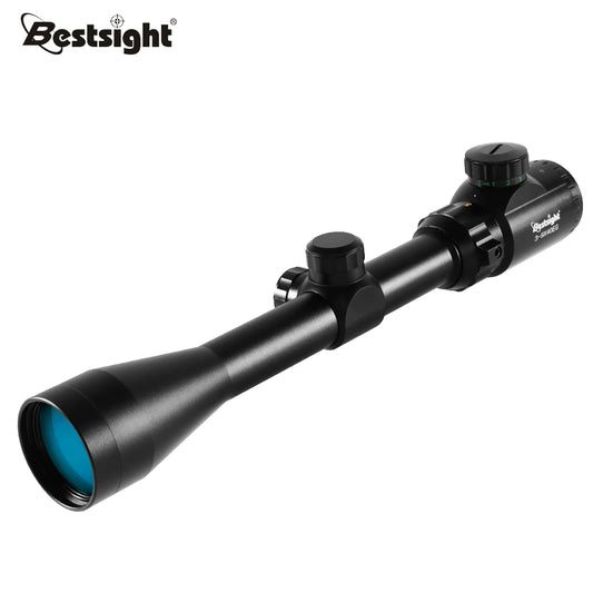 Rifle Sniper Scope Red or Green Illuminated Optical with Mounts