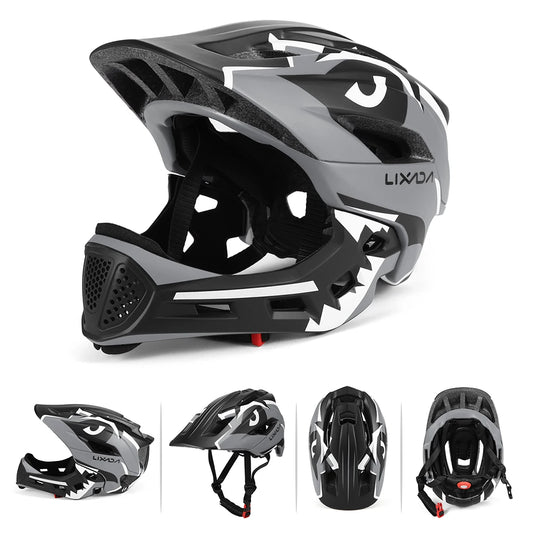 Full Face Helmet with detachable chin guard for Children