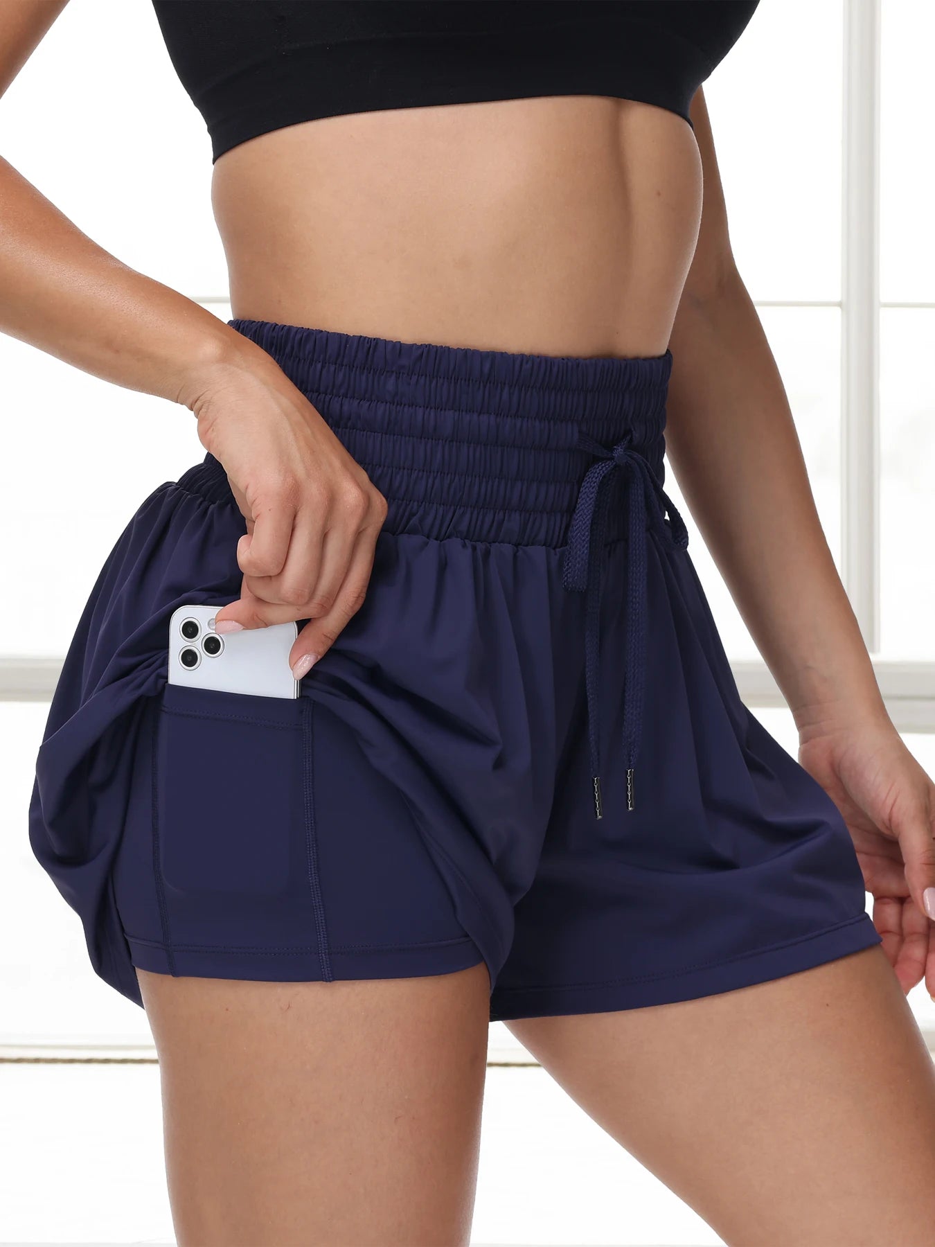High Waisted Shorts for  Running, Tennis, Golf
