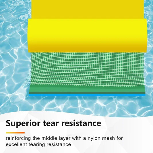 Lily Pad Floating Mat, for Lake, 3-Layer Tear-Resistant.