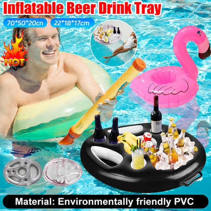 Table Bar Tray with Cooler /Cup Holder, Phone