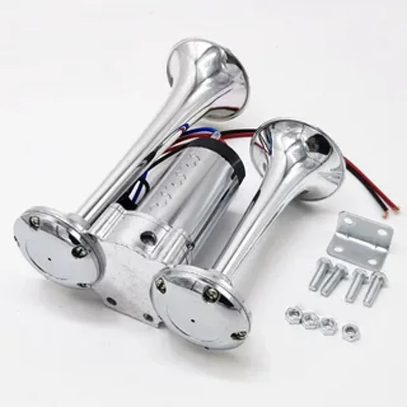 Dual electric air horn kit /speakers
